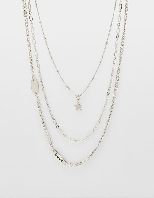 Chain necklace with star pendant